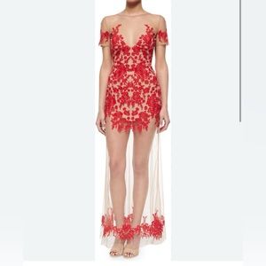 For Love And Lemons Red Luau Maxi Dress in an excellent condition. Worn once!